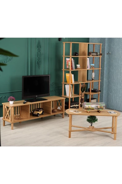 ÇMD ÇAKIR MOBİLYA Ontano Tv Ünitesi Minimalist Mdf Ahşap Tasarım - 6