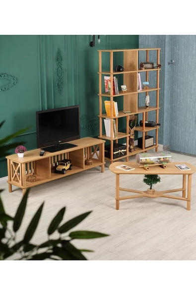 ÇMD ÇAKIR MOBİLYA Ontano Tv Ünitesi Minimalist Mdf Ahşap Tasarım - 3