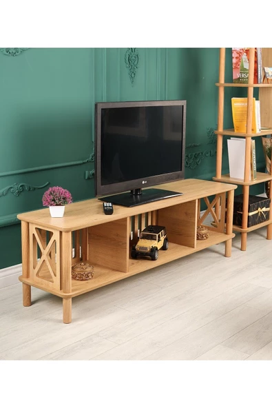 ÇMD ÇAKIR MOBİLYA Ontano Tv Ünitesi Minimalist Mdf Ahşap Tasarım