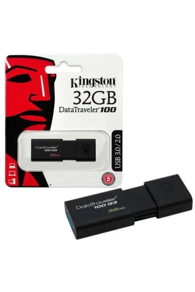 ElektronikBurada DataTraveler100 G3 32GB USB3.0 Usb Bellek (DT100G3/32GB)