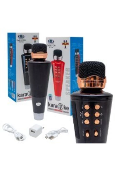 TRENDLERİN Everton Rt-704 Wireless-tf-aux Kablosuz Karaoke Mikrofon