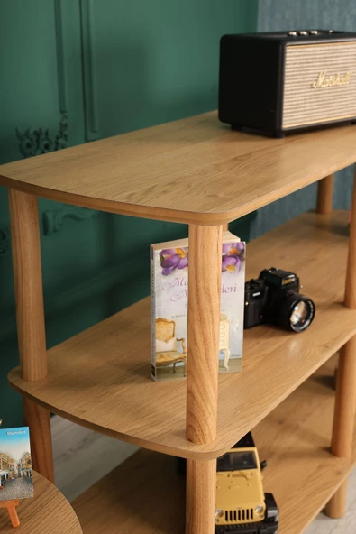 ÇMD ÇAKIR MOBİLYA Fiore Kitaplık: Minimalist Mdf Ve Ahşap Tasarım - 4