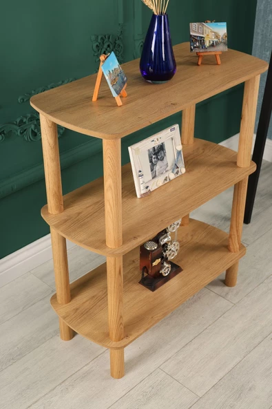 ÇMD ÇAKIR MOBİLYA Foglia Kitaplık: Minimalist Mdf Ve Ahşap Tasarım - 3