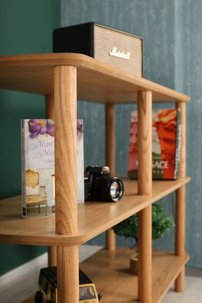 ÇMD ÇAKIR MOBİLYA Fiore Kitaplık: Minimalist Mdf Ve Ahşap Tasarım - 5
