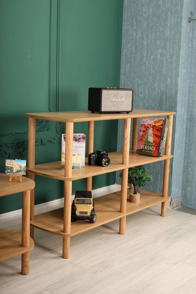ÇMD ÇAKIR MOBİLYA Fiore Kitaplık: Minimalist Mdf Ve Ahşap Tasarım - 3