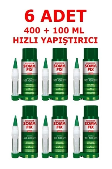 Somafix SOMAFİX S665 (6 AADET) MDF HIZLI YAPIŞTIRICI 400 ML