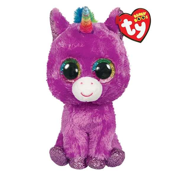 Ty Beanie Boos Rosette The Purple Mor Unicorn 10cm. - 2