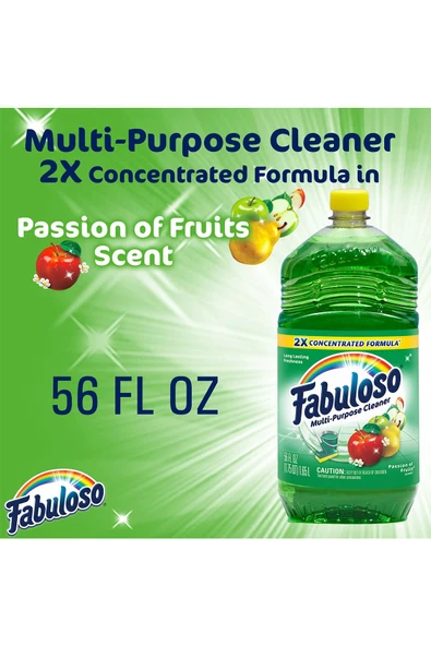 Fabuloso Meyve Tutkusu Kokulu Çok Amaçlı Temizleyici 1650ML - 4