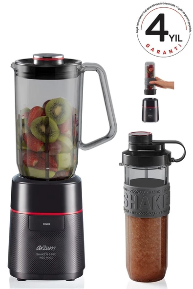 Ar1174 Shake'n Take Neo Maxi Kişisel Smoothie Sürahi Blender – Siyah