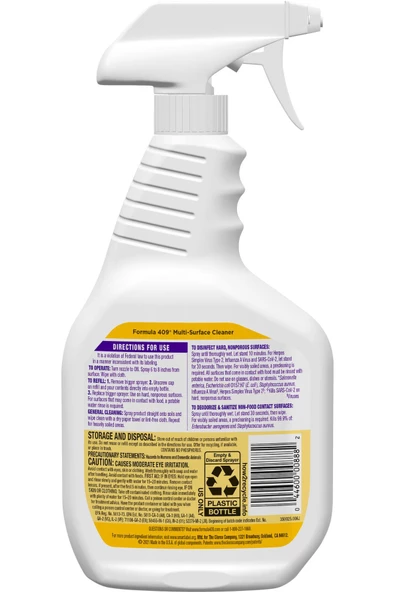 Formula 409 Limon Kokulu Çoklu Yüzey Temizleyici Sprey 946ML - 2