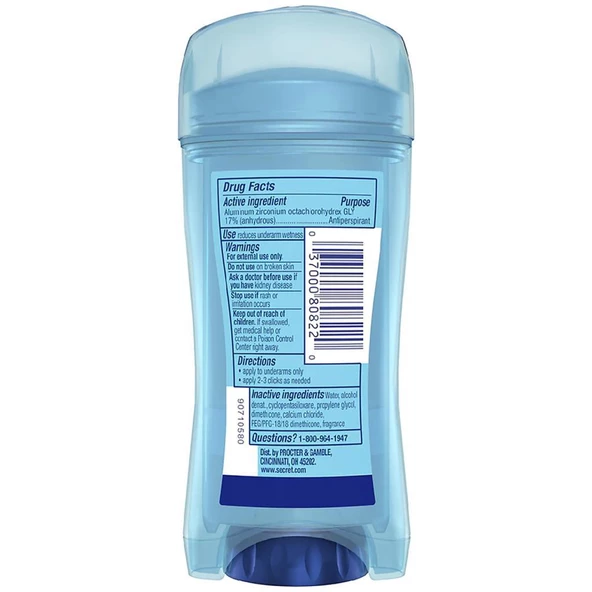 Secret Outlast Completely Clean Antiperspirant Deodorant Jel 76GR - 2