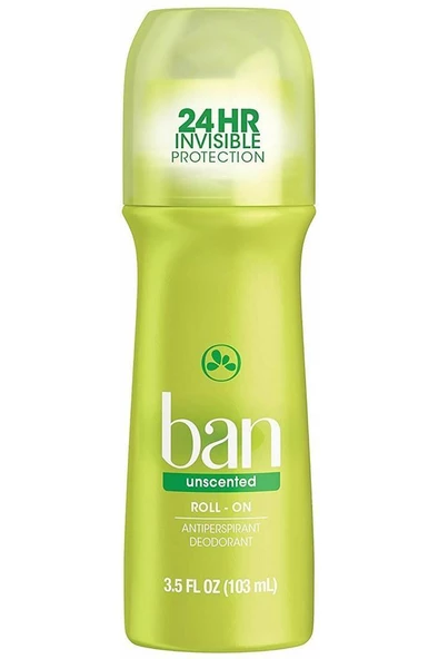 Ban Unscented Roll-On Antiperspirant Deodorant 103ML