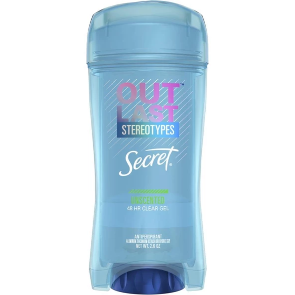 Secret Outlast Unscented Antiperspirant Deodorant Jel 76GR