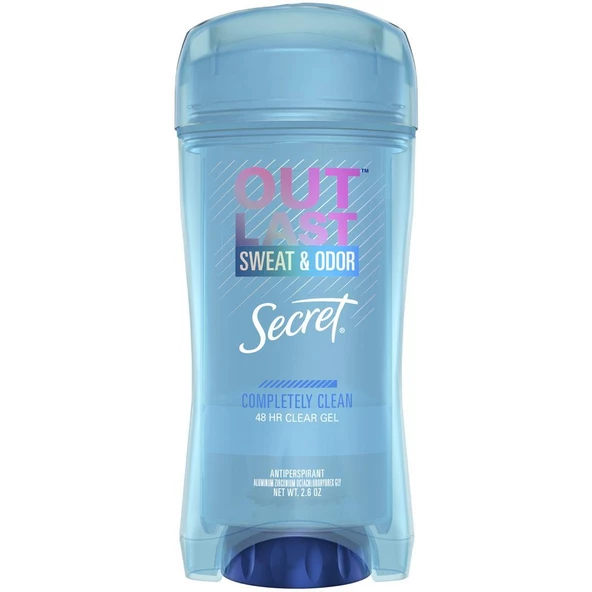 Secret Outlast Completely Clean Antiperspirant Deodorant Jel 76GR