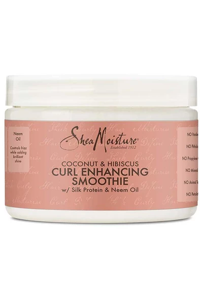 Shea Moisture Coconut & Hibiscus Bukle Belirginleştirici Durulanmayan Saç Bakım Kremi 284GR