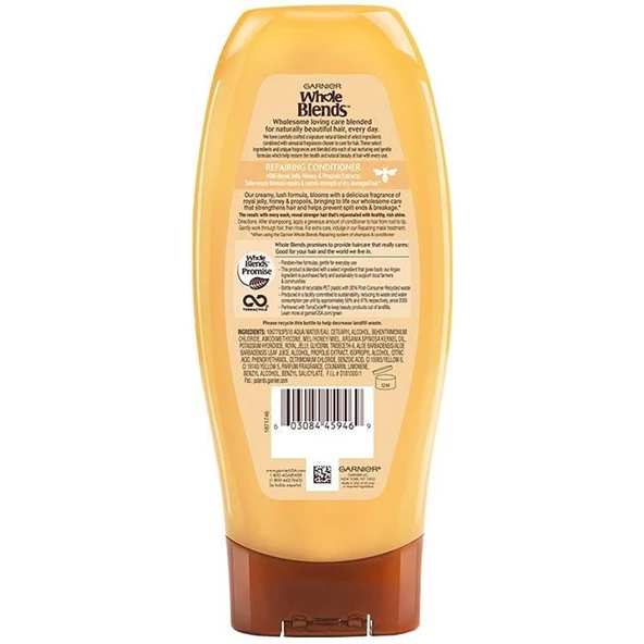 Garnier Whole Blends Bal Özlü Onarıcı Saç Kremi 370ML - 2