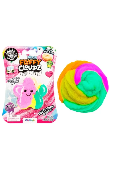 Neon Fluffy Cloudz Çiçek Slime! Stres Azaltıcı ve Eğlenceli