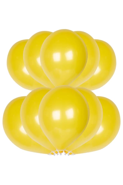 Kına Atölyesi Metalik Parlak Balon 10 Adet - 10
