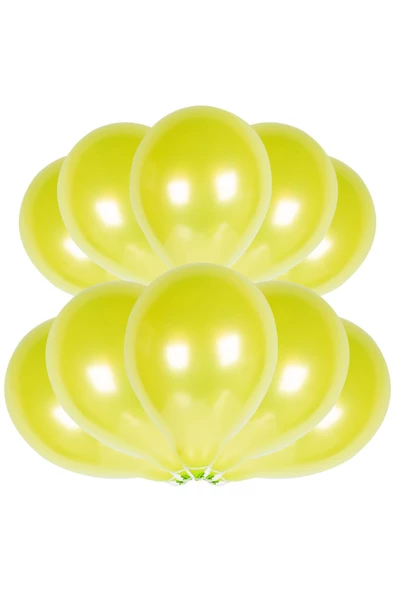 Kına Atölyesi Metalik Parlak Balon 10 Adet - 11