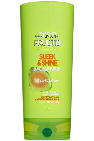 Garnier Fructis Sleek Shine Argan Yağlı Elektriklenme Karşıtı Saç Kremi 621ML