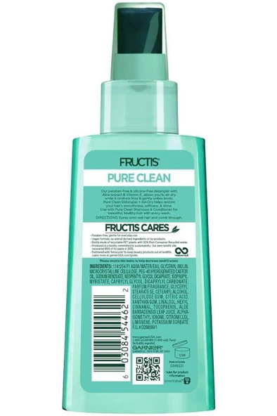 Garnier Fructis Pure Clean Aloe Özlü Dolaşık Saç Açıcı Sprey 150ML - 2