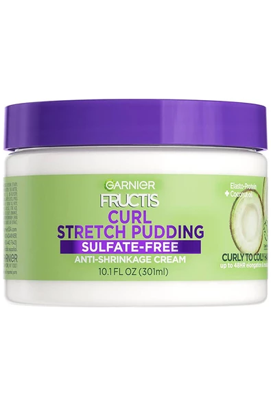 Garnier Fructis Kıvırcık Saçlar İçin Esnek Bukleler Durulanmayan Saç Kremi 301ML