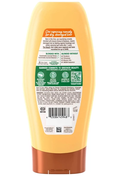 Garnier Whole Blends Bal Özlü Onarıcı Saç Kremi 650ML - 2