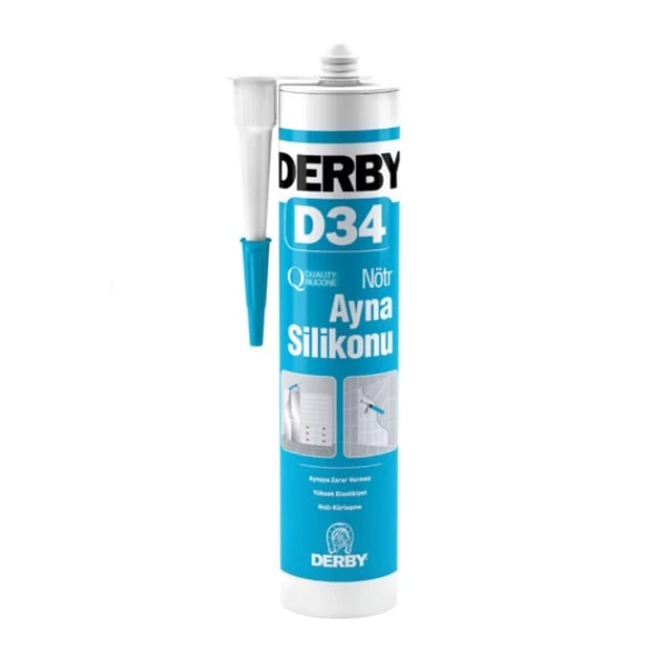 Derby Ayna Silikon Yapıştırıcı Şeffaf D34 320GR