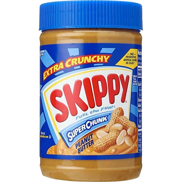 Skippy Fıstık Parçacıklı Yer Fıstığı Ezmesi 454GR