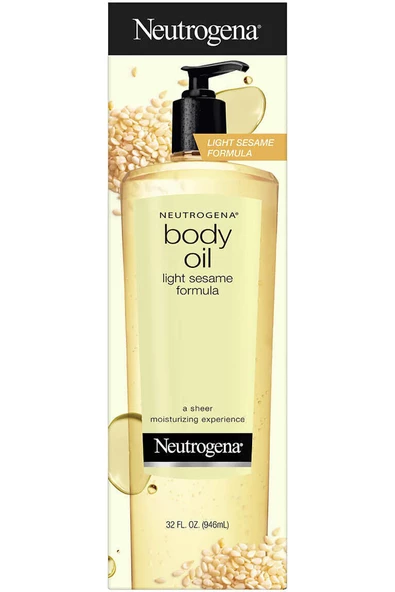 Neutrogena Hafif Susam Formüllü Nemlendirici Vücut Yağı 946ML - Resim 3