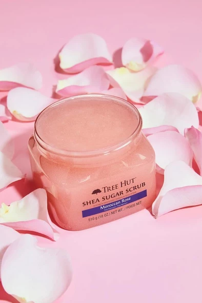 Tree Hut Moraccan Rose Shea Sugar Scrub Vücut Peelingi 510GR - 5