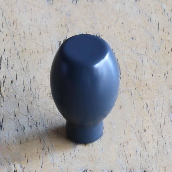 Metal Tek Vidalı Düğme Antrasit Kulp Mobilya Mutfak Dolabı Çekmece Dolap Kulpları Kapak Kulpu Kulbu - Resim 3