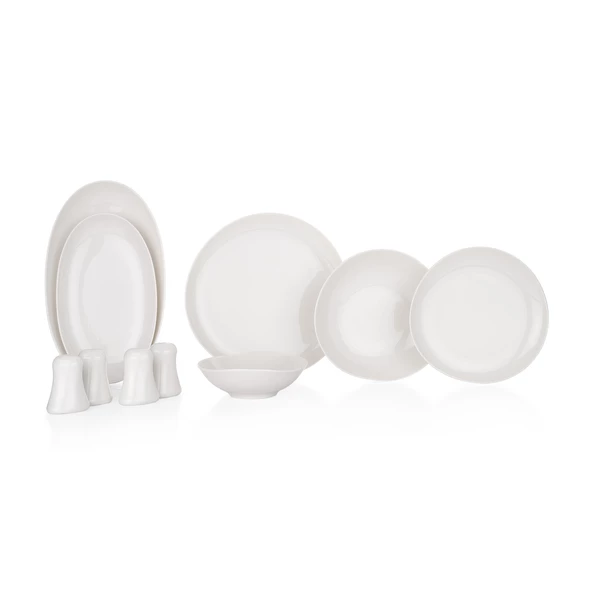 Schafer Ella Yemek Takımı 56 Parça-Beyaz - 9