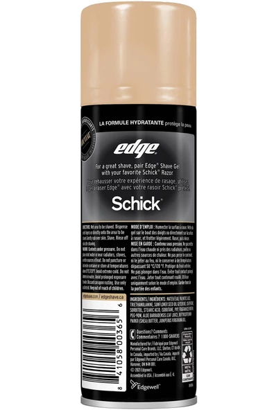 Edge Sedir Ağacı ve Shea Yağlı Tıraş Jeli 198GR - 2