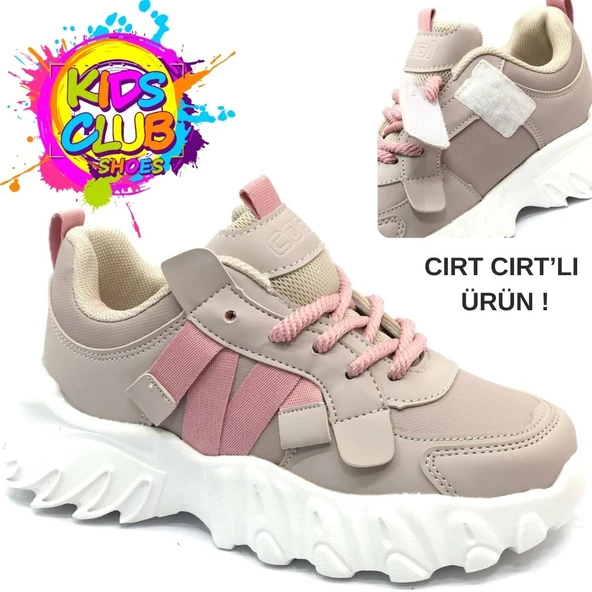 Cool Verom Bağcık Görünümlü Cırt Cırtlı Sneaker Ortopedik Çocuk Spor Ayakkabı - 8
