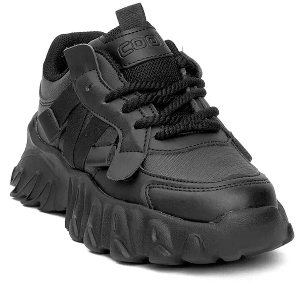 Cool Verom Bağcık Görünümlü Cırt Cırtlı Sneaker Ortopedik Çocuk Spor Ayakkabı - Resim 2