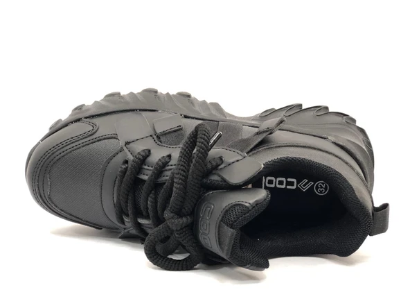 Cool Verom Bağcık Görünümlü Cırt Cırtlı Sneaker Ortopedik Çocuk Spor Ayakkabı - 5