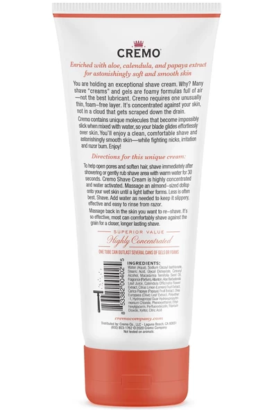 Cremo Hindistan Cevizi ve Mango Tıraş Kremi 177ML - 3