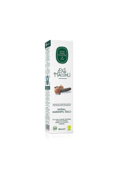 Doğal Karanfil Özlü Diş Macunu 90 Ml - 3