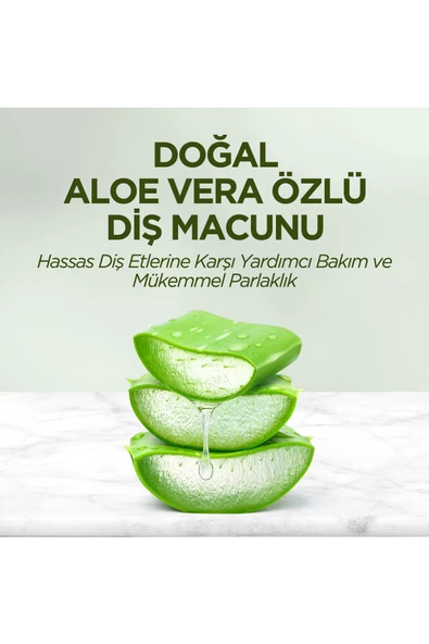 Doğal Aloe Vera Özlü Diş Macunu 90 ml - 4