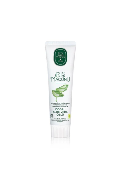 Doğal Aloe Vera Özlü Diş Macunu 90 ml - 2