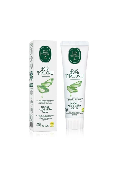 Doğal Aloe Vera Özlü Diş Macunu 90 ml