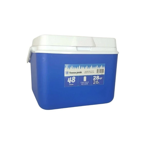 Freeze Peak Adventure 28 QT Soğutucu Buzluk 26 Litre-Mavi