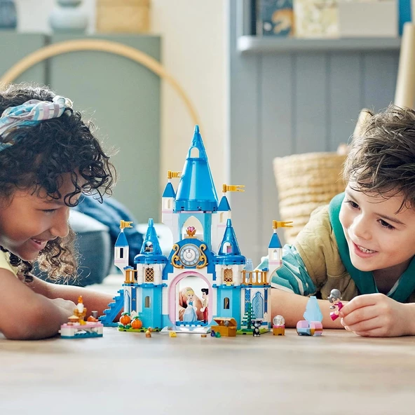 LEGO® | Disney Princess™ Sindirella ve Yakışıklı Prens’in Şatosu 43206-5 Yaş ve Üzeri Hayal Gücü Geniş Çocuklar için Oyu - 5