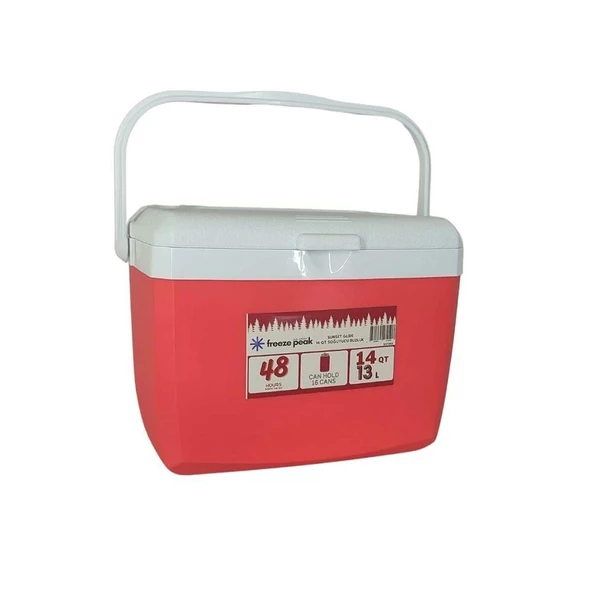 Freeze Peak Sunset Glide 14 QT Buzluk 13 Litre - Kırmızı