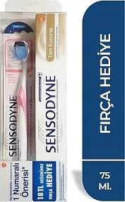 Sensodyne Tam Koruma Diş Macunu 75 Ml+Diş Fırçası Hediyeli