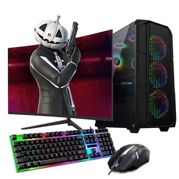Ryzen5 5600 32GB 480SSD 8GB RTX3050 27" Mon. Oyun Bilgisayarı (Gaming Set) ürün görseli