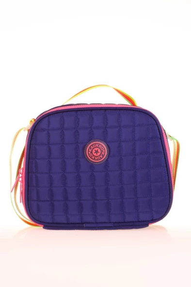 Kaukko Quilted Beslenme Çantası Navy Blue K9048