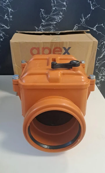 PVC ÇEKVALF Ø125 KİLİTLİ - 2