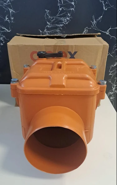 PVC ÇEKVALF Ø125 KİLİTLİ - 3